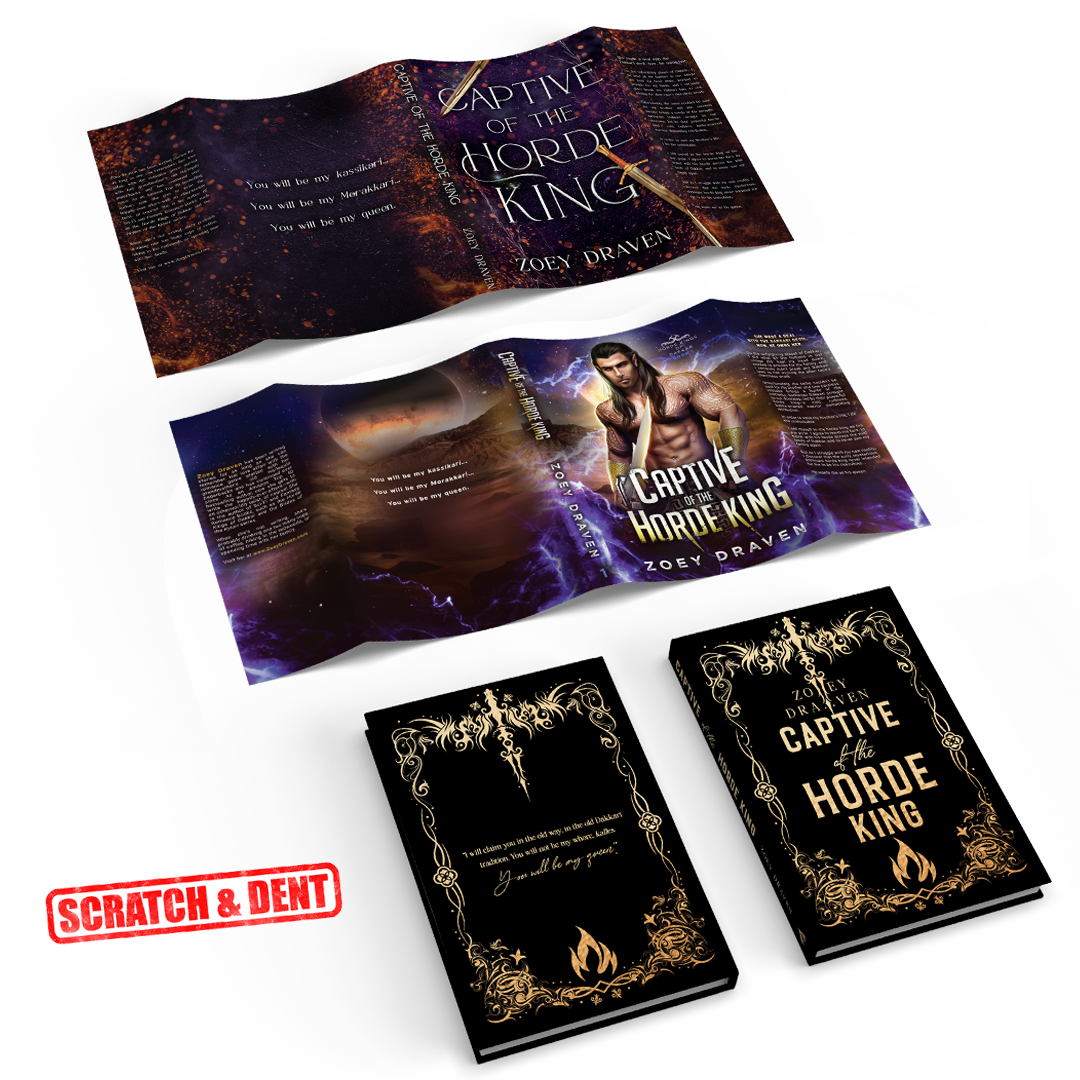 Signed Hardcover SE of Captive of the Horde King (Scratch & Dent)