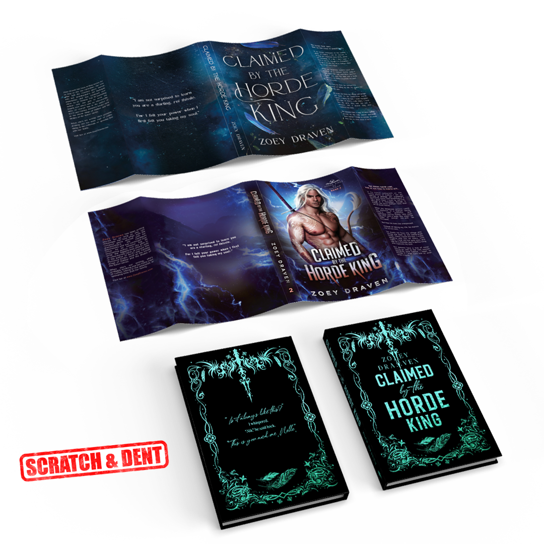 Signed Special Edition Hardcover of Claimed by the Horde King (Scratch & Dent)