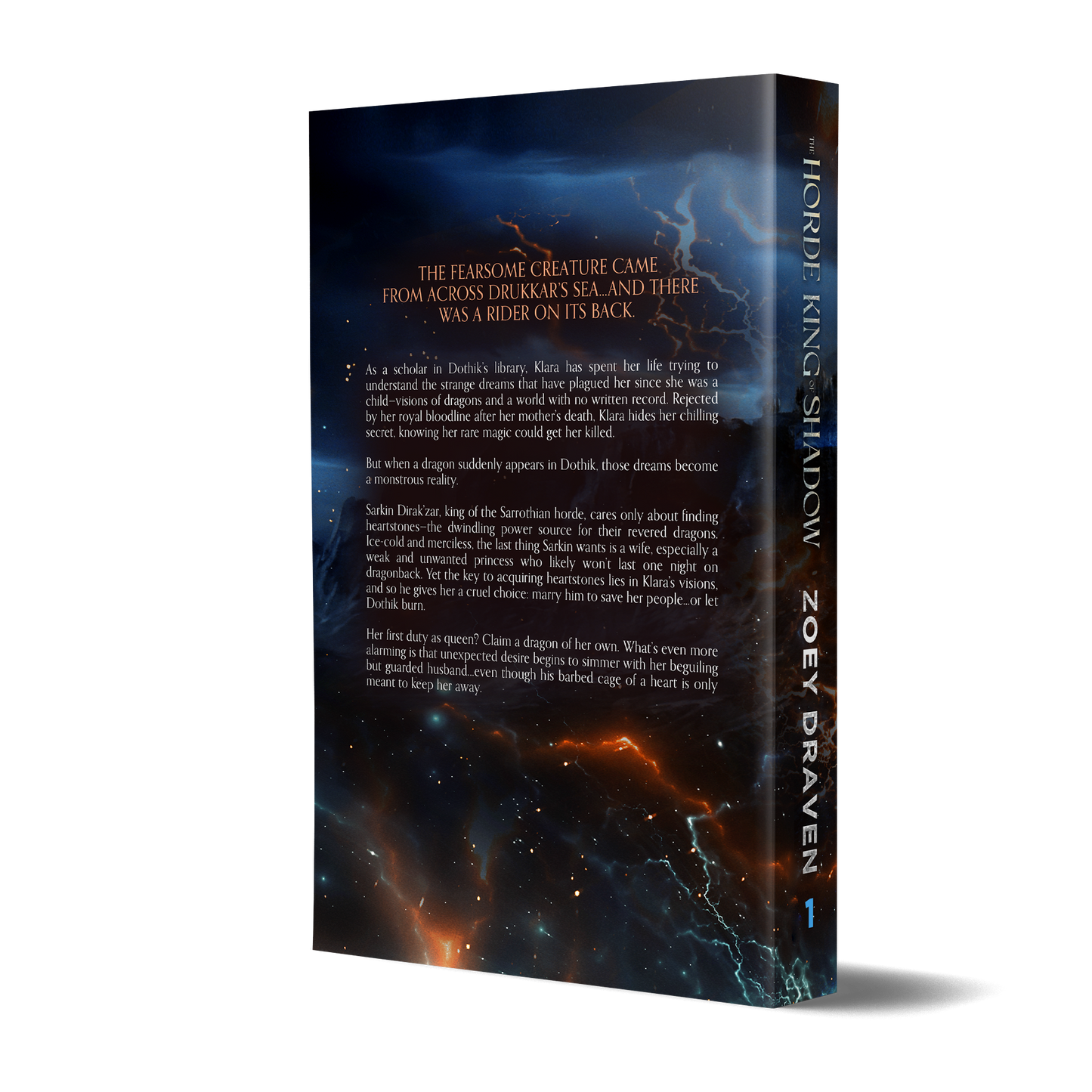 Signed Paperback of The Horde King of Shadow