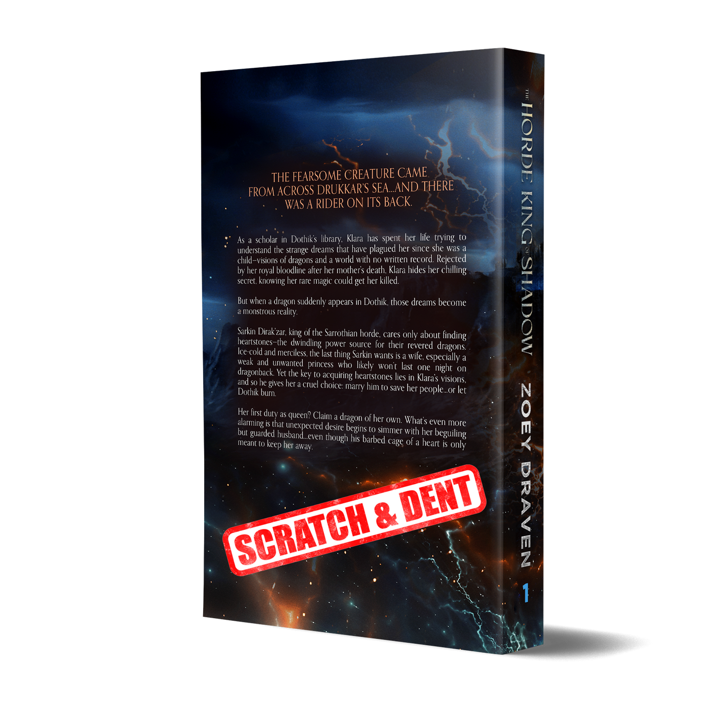 Signed Paperback of The Horde King of Shadow (Scratch & Dent)