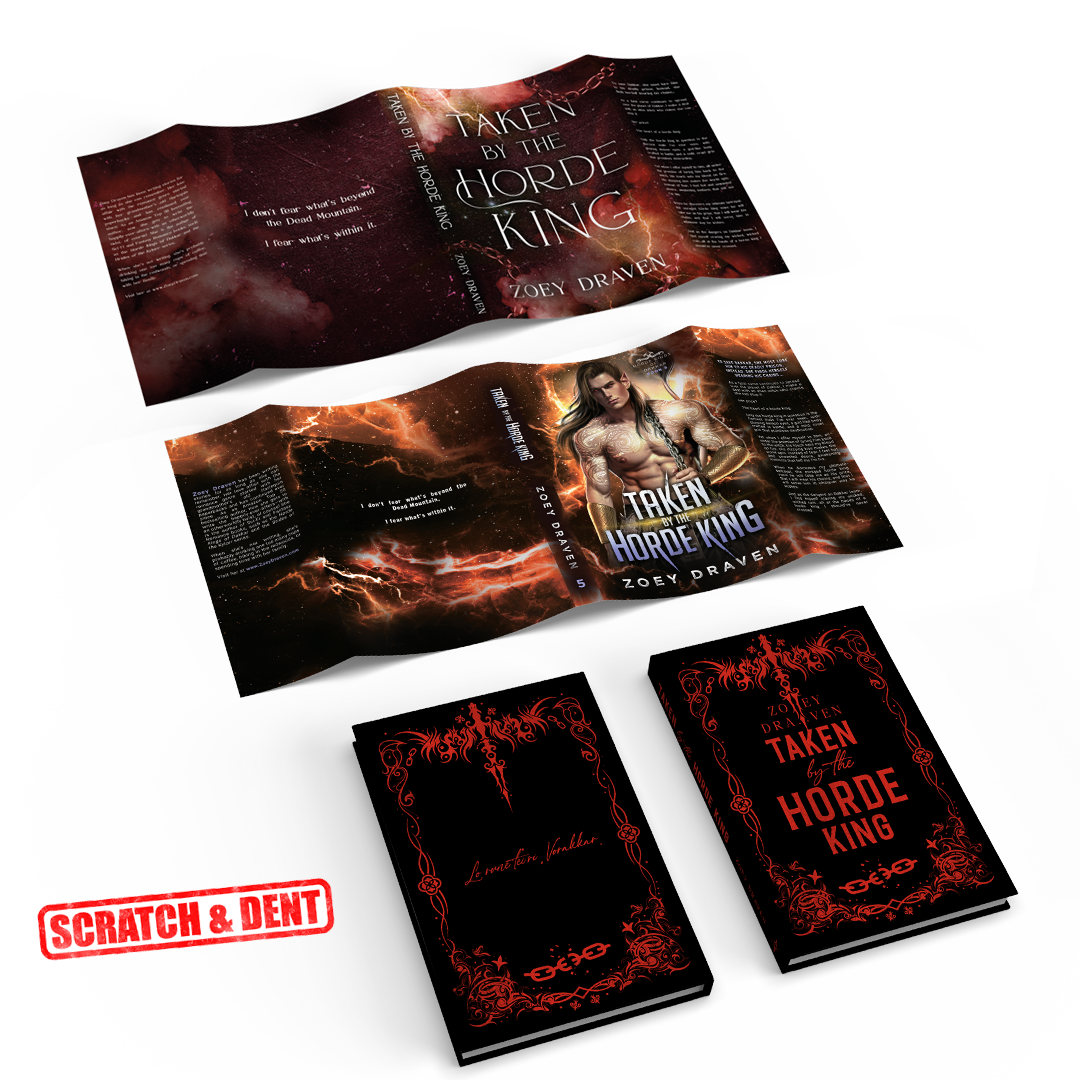 Signed Hardcover SE of Taken by the Horde King (Scratch & Dent)