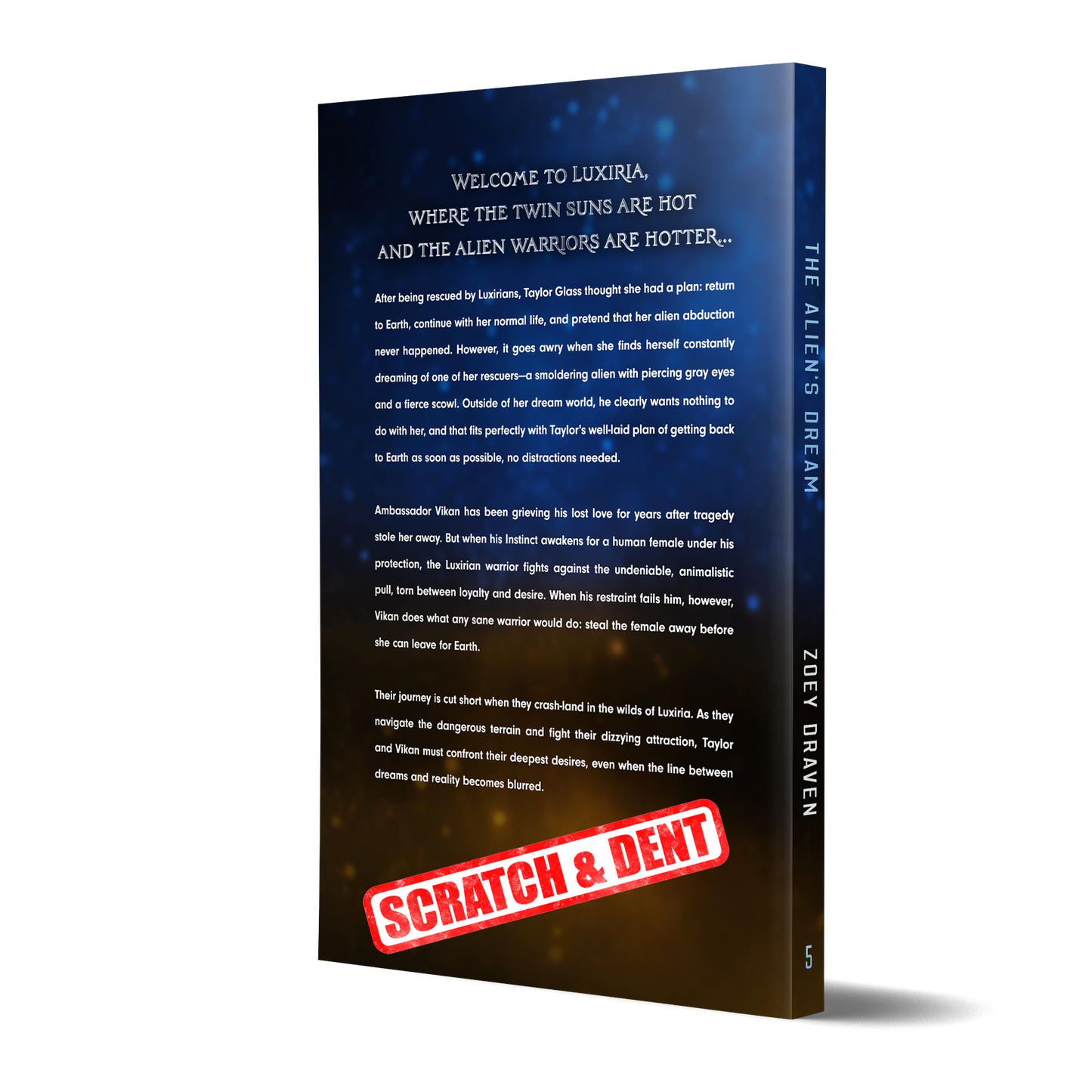 Signed Paperback of The Alien’s Dream (Scratch & Dent)