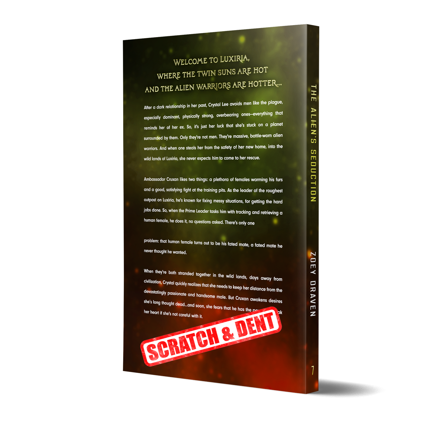 Signed Paperback of The Alien’s Seduction (Scratch & Dent)