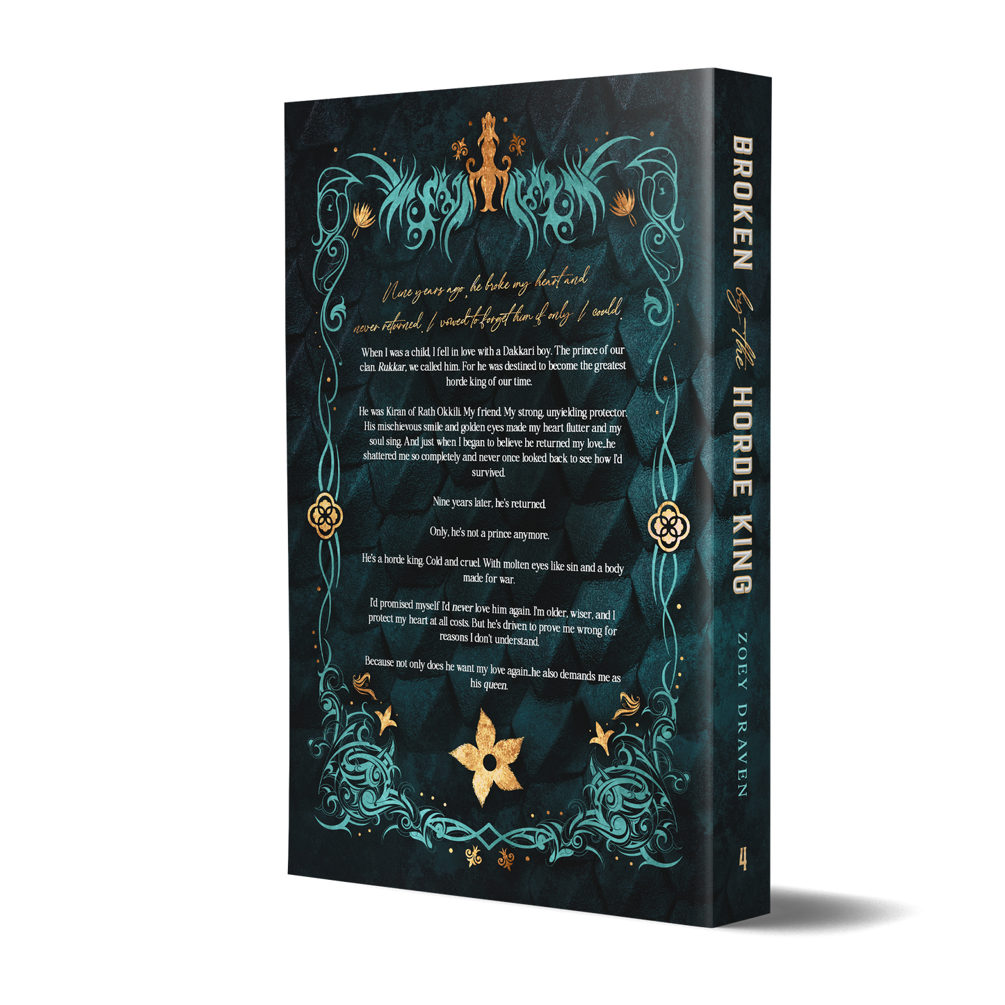 Signed Paperback of Broken by the Horde King (discreet)