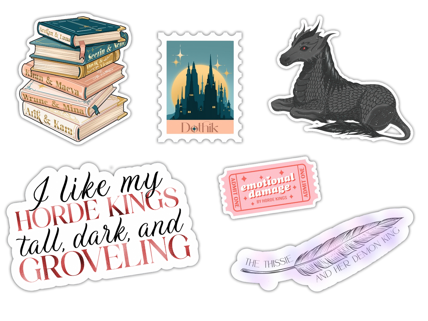 Sticker Pack (6 stickers)