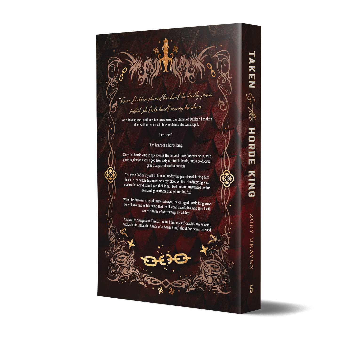 Signed Paperback of Taken by the Horde King (discreet)