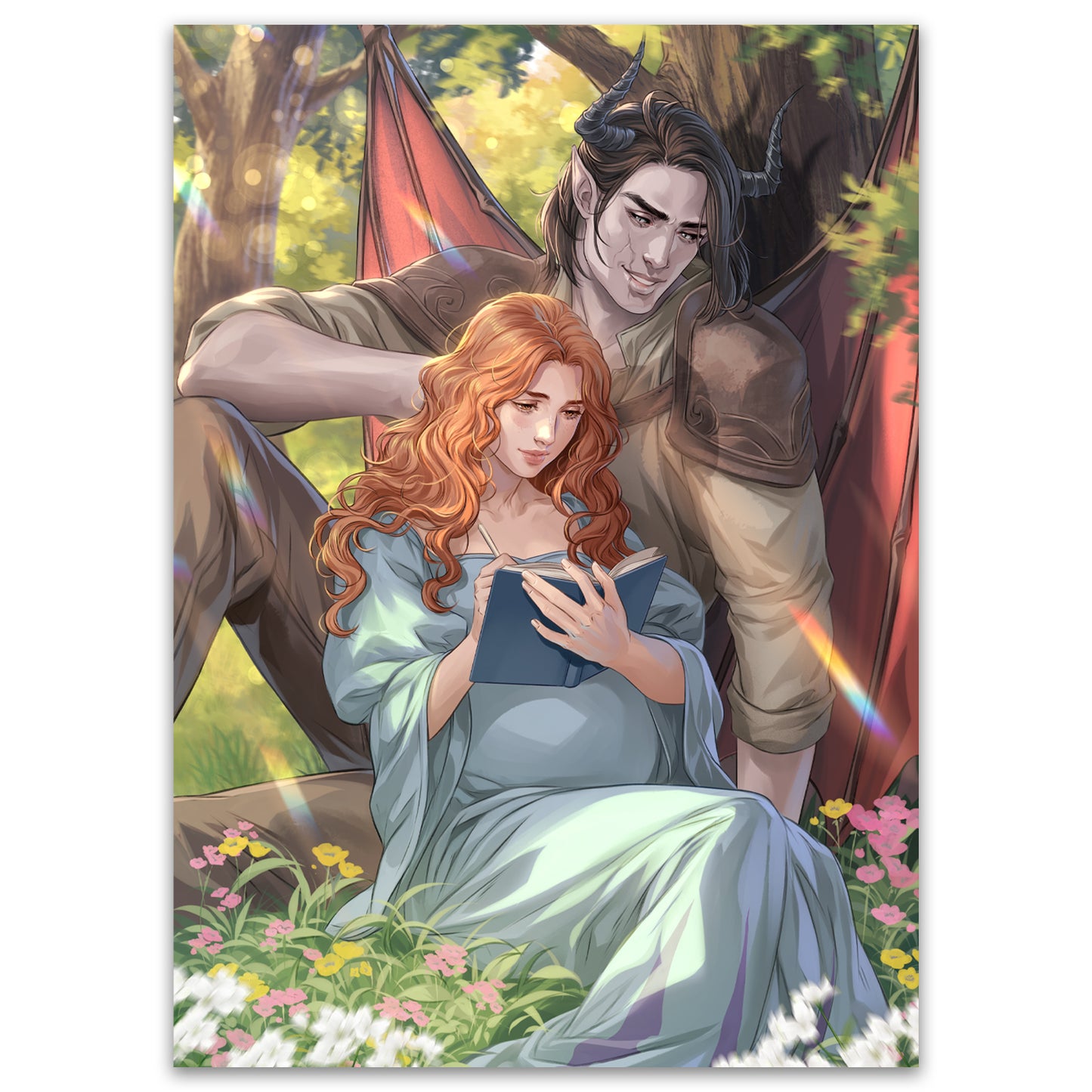 Art Print of Kaldur and Erina