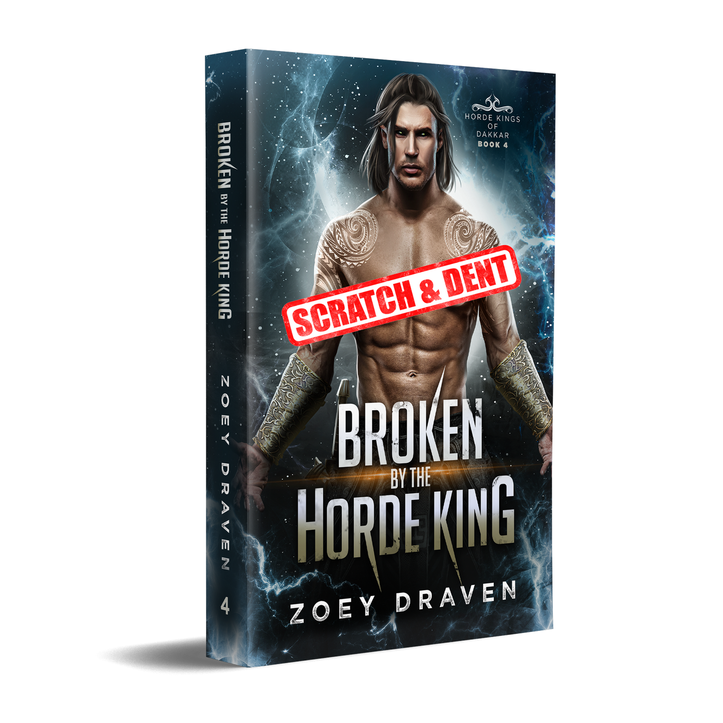 Signed Paperback of Broken by the Horde King (Scratch & Dent)