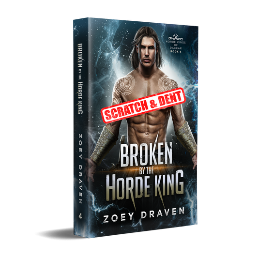 Signed Paperback of Broken by the Horde King (Scratch & Dent)