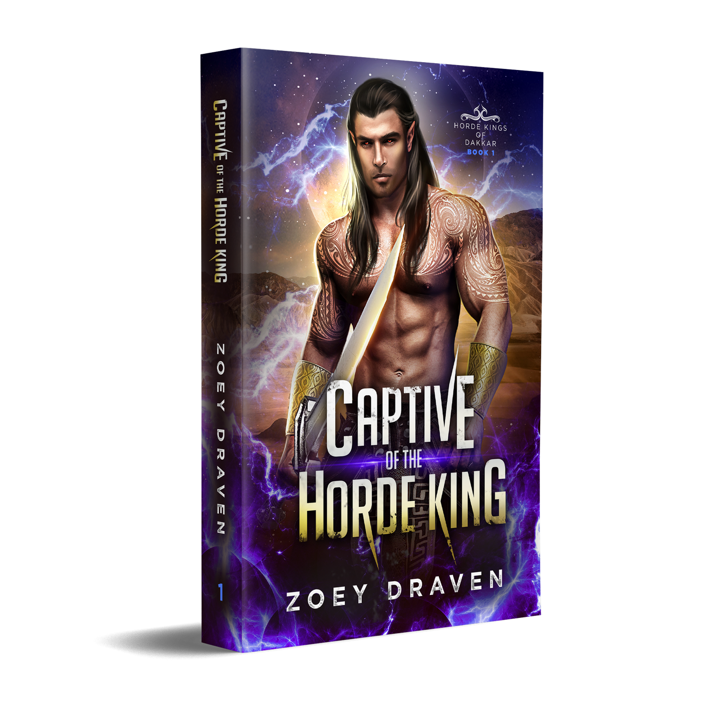 Signed Paperback of Captive of the Horde King