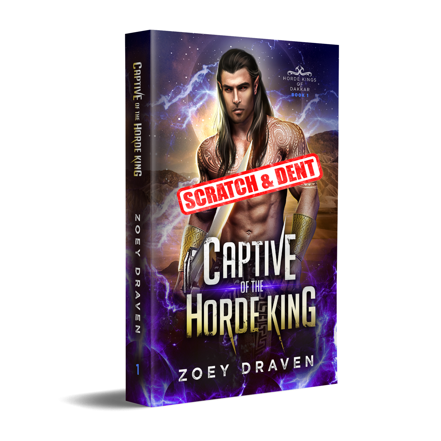 Signed Paperback of Captive of the Horde King (Scratch & Dent)