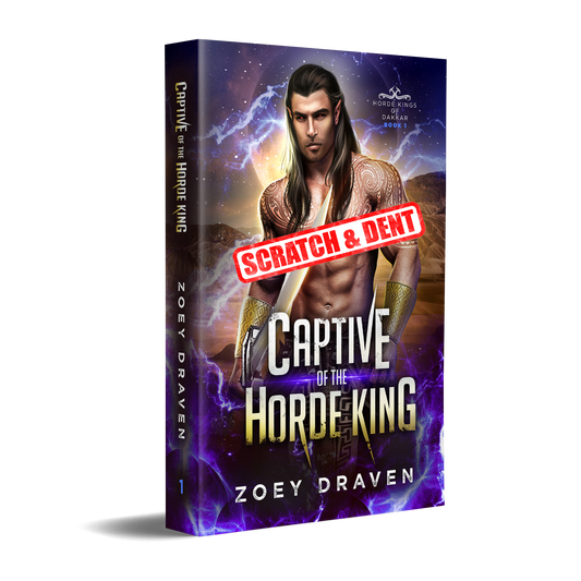 Signed Paperback of Captive of the Horde King (Scratch & Dent)