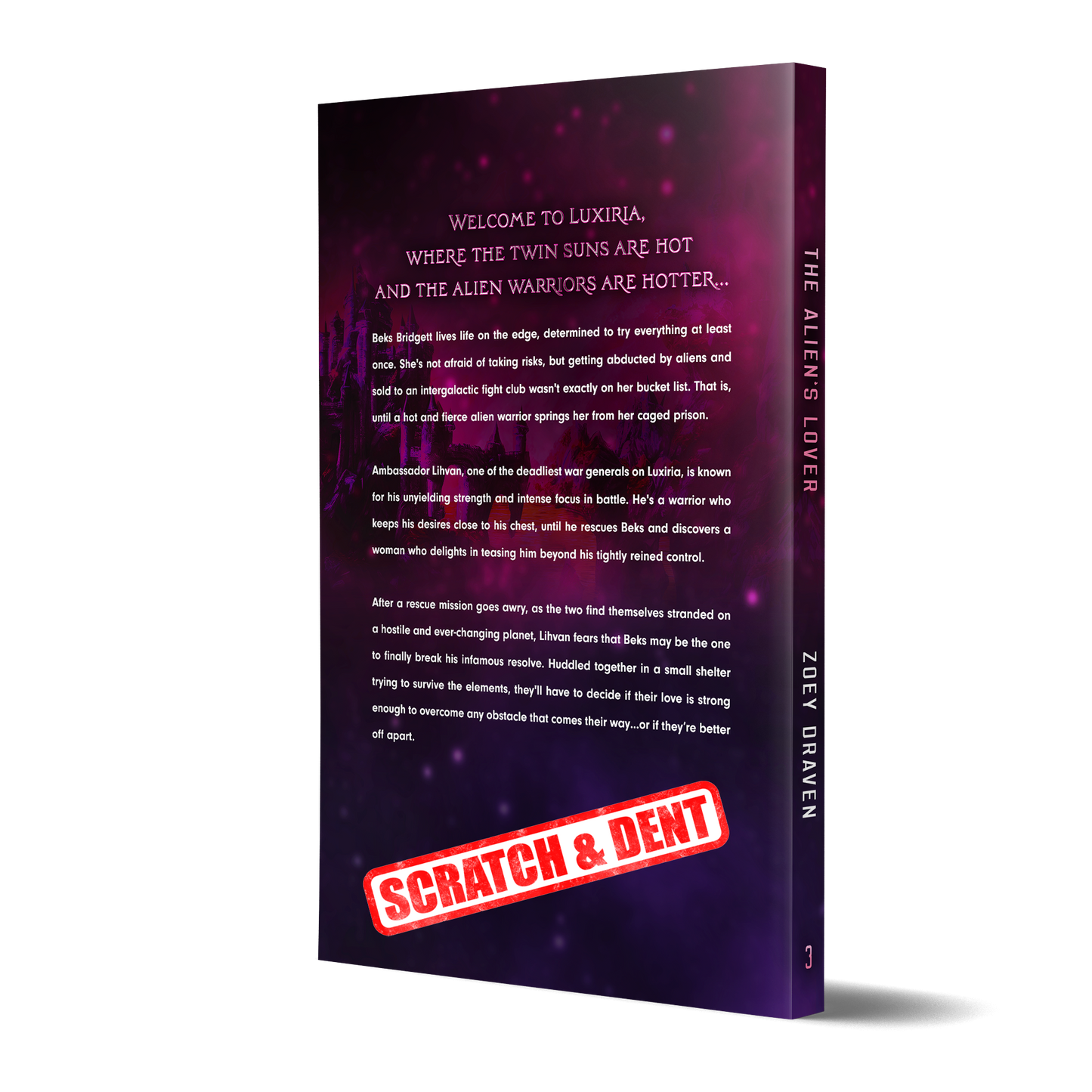 Signed Paperback of The Alien’s Lover (Scratch & Dent)
