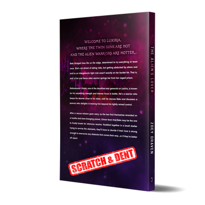 Signed Paperback of The Alien’s Lover (Scratch & Dent)