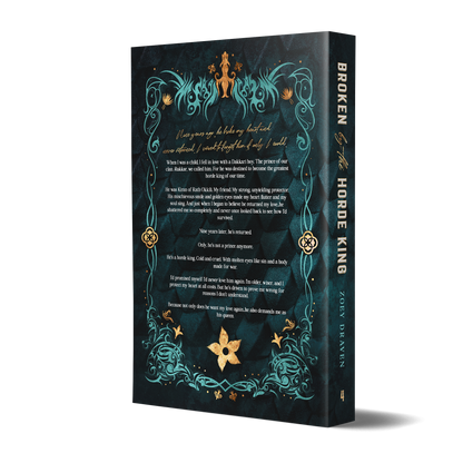 Signed Paperback of Broken by the Horde King (discreet)