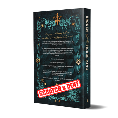 Signed Paperback of Broken by the Horde King (discreet) (Scratch & Dent)