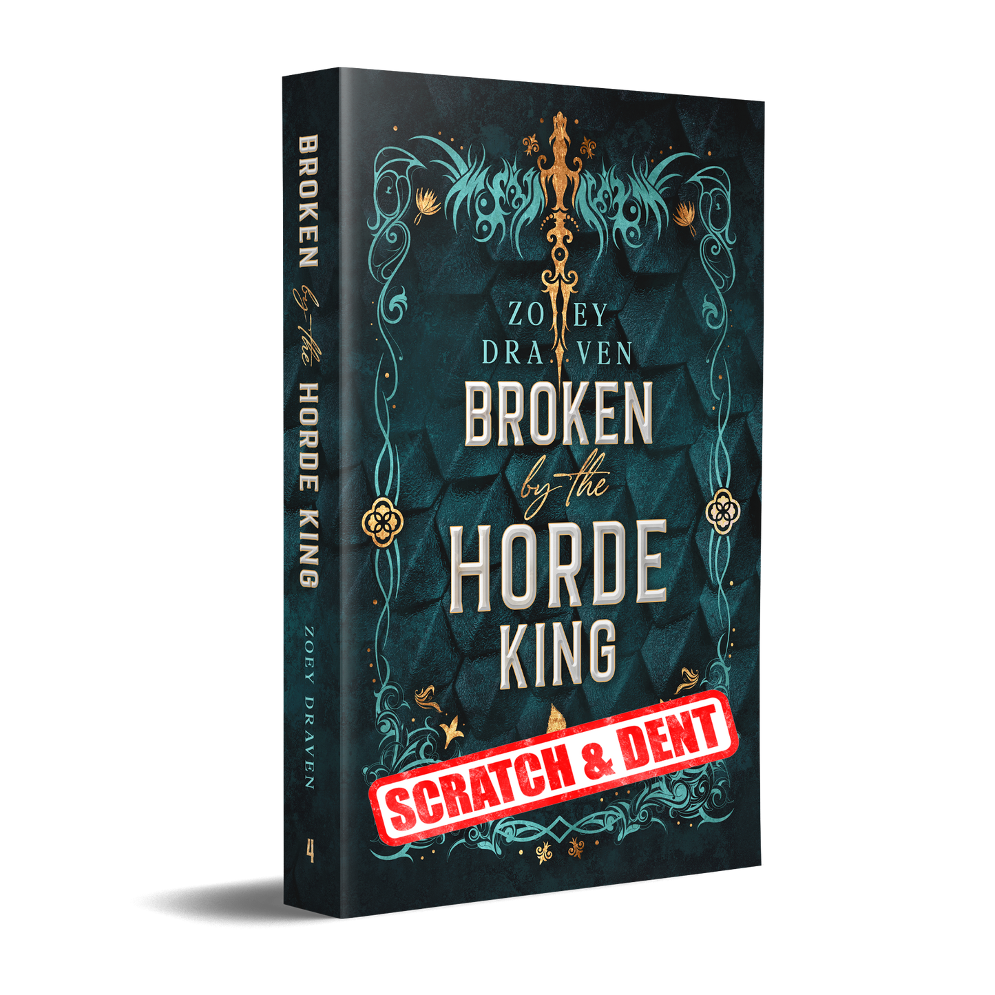 Signed Paperback of Broken by the Horde King (discreet) (Scratch & Dent)