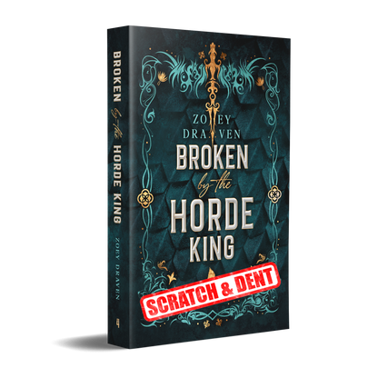 Signed Paperback of Broken by the Horde King (discreet) (Scratch & Dent)