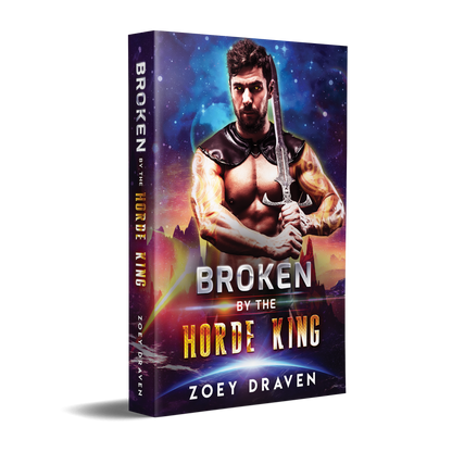 Signed Paperback of Broken by the Horde King (old cover)