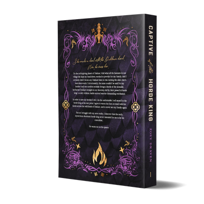 Signed Paperback of Captive of the Horde King (discreet)
