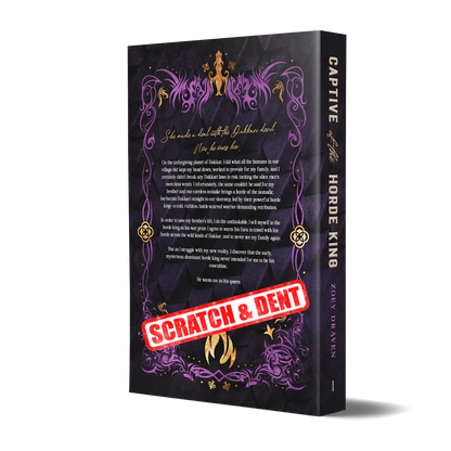 Signed Paperback of Captive of the Horde King (discreet) (Scratch & Dent)