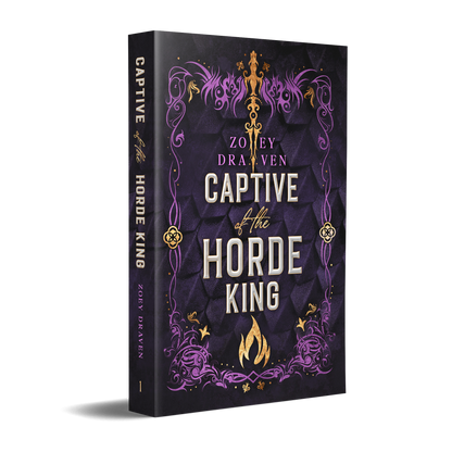 Signed Paperback of Captive of the Horde King (discreet)