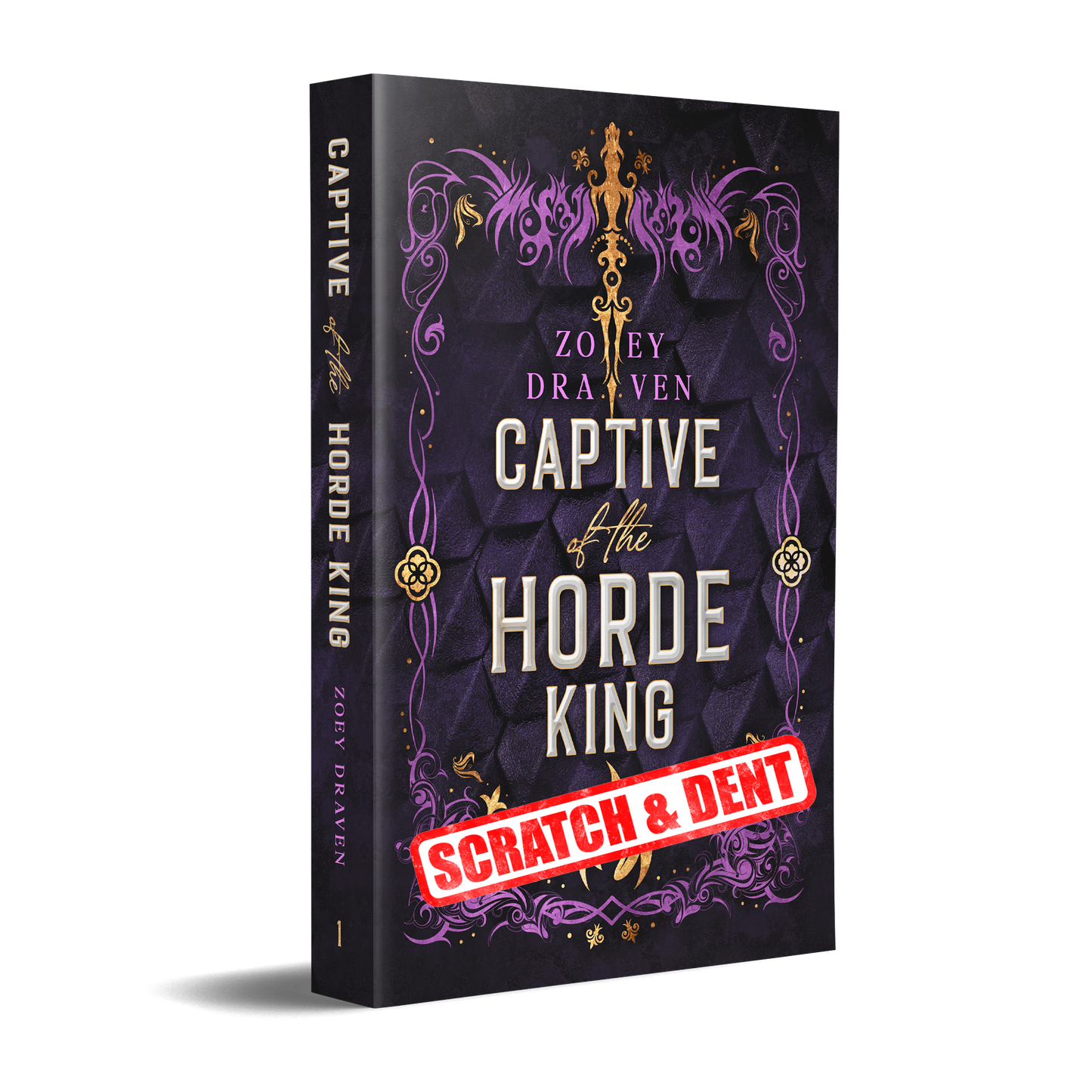 Signed Paperback of Captive of the Horde King (discreet) (Scratch & Dent)