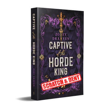 Signed Paperback of Captive of the Horde King (discreet) (Scratch & Dent)