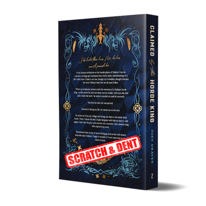 Signed Paperback of Claimed by the Horde King (discreet) (Scratch & Dent)