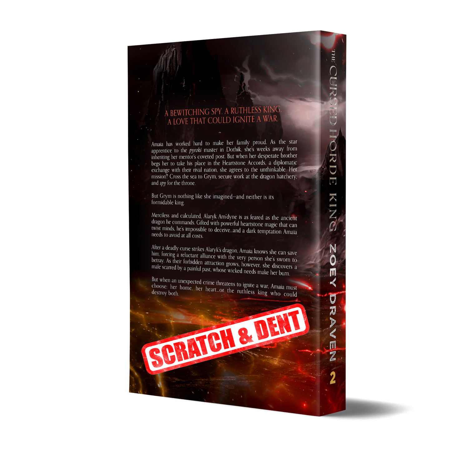 Signed Paperback of The Cursed Horde King (Scratch & Dent)