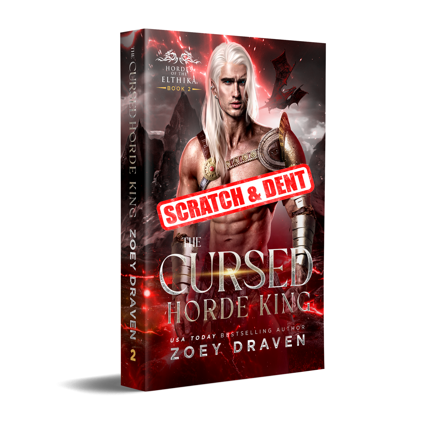 Signed Paperback of The Cursed Horde King (Scratch & Dent)