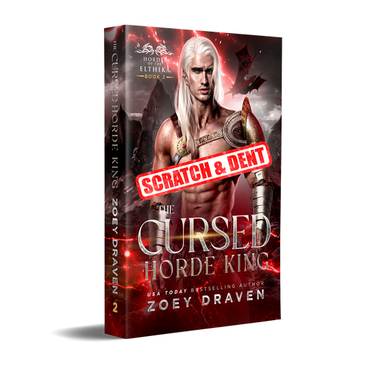 Signed Paperback of The Cursed Horde King (Scratch & Dent)