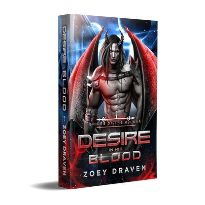 Signed Paperback of Desire in His Blood