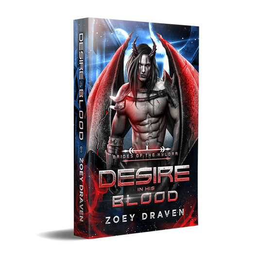 Signed Paperback of Desire in His Blood