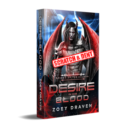 Signed Paperback of Desire in His Blood (Scratch & Dent)