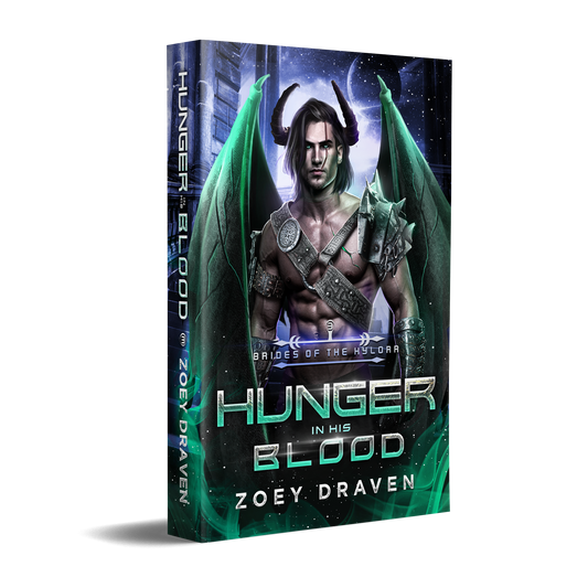 Signed Paperback of Hunger in His Blood