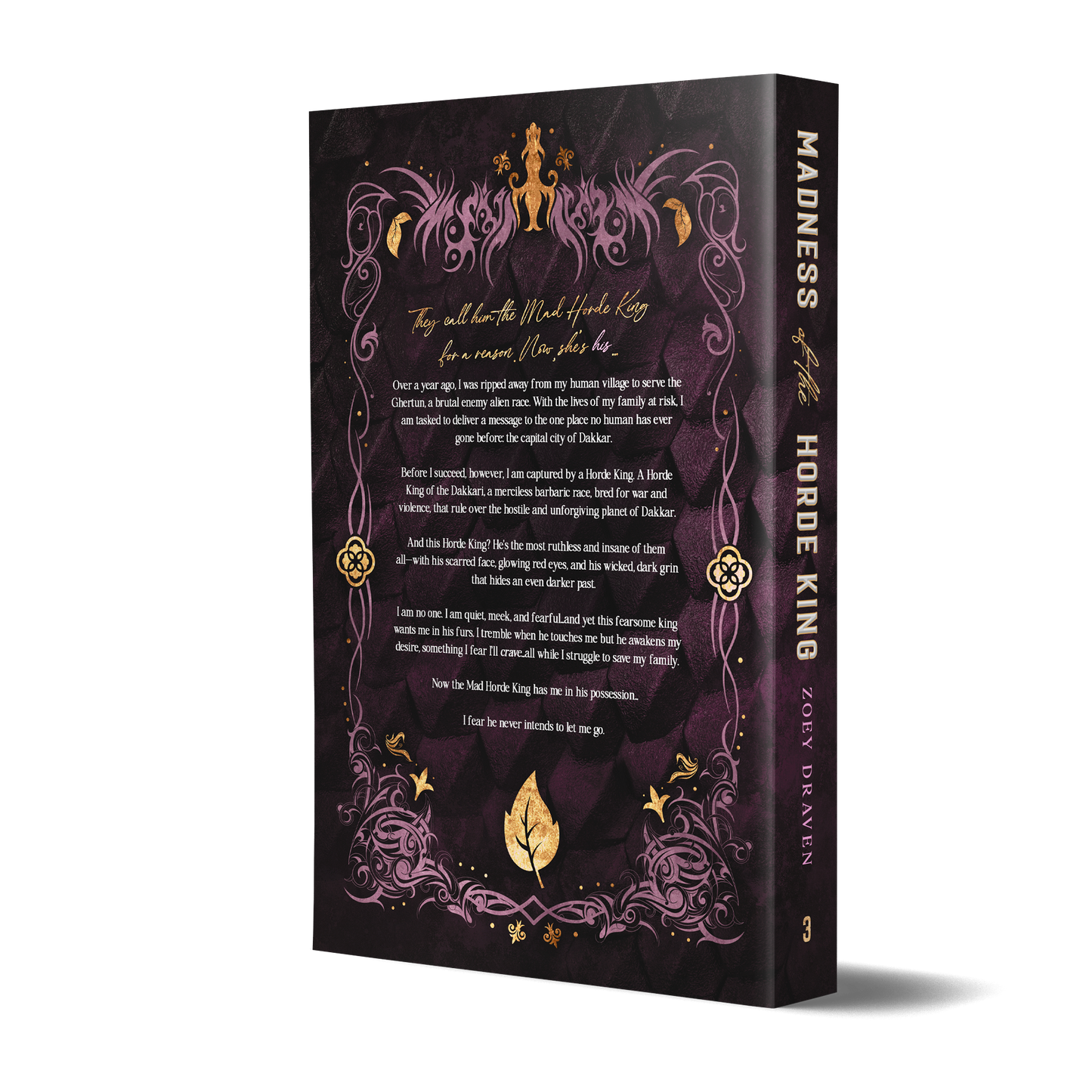 Signed Paperback of Madness of the Horde King (discreet)