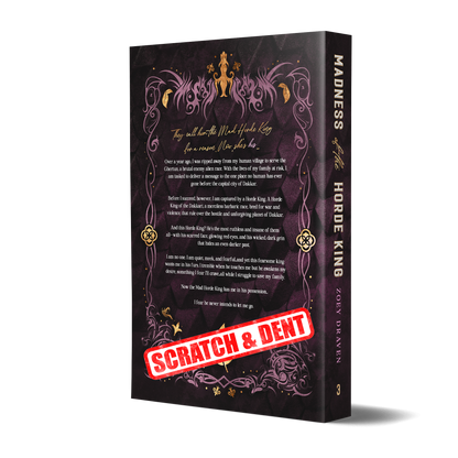 Signed Paperback of Madness of the Horde King (discreet) (Scratch & Dent)