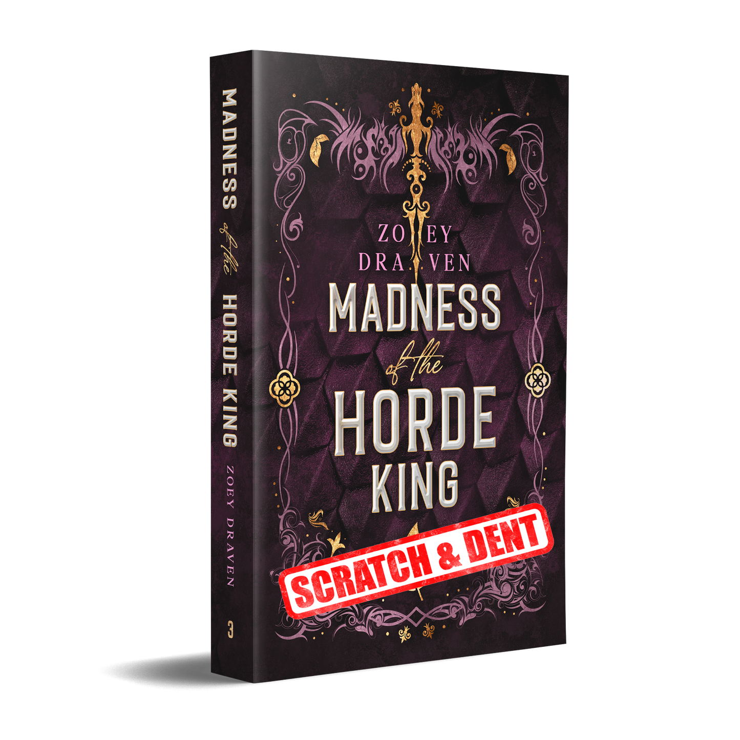 Signed Paperback of Madness of the Horde King (discreet) (Scratch & Dent)