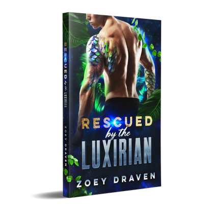 Signed Paperback of Rescued by the Luxirian