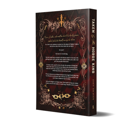 Signed Paperback of Taken by the Horde King (discreet)