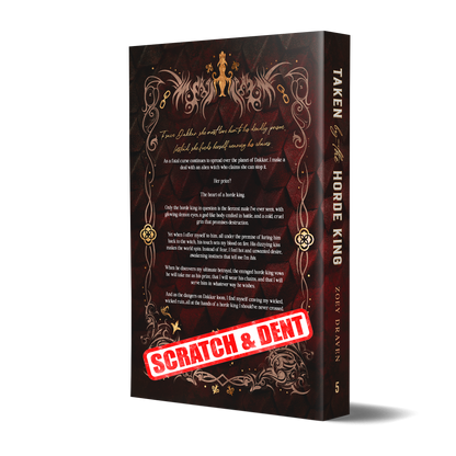 Signed Paperback of Taken by the Horde King (discreet) (Scratch & Dent)