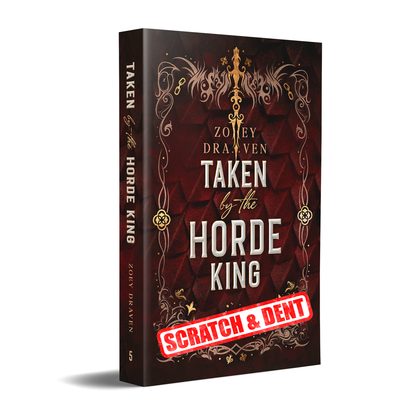 Signed Paperback of Taken by the Horde King (discreet) (Scratch & Dent)
