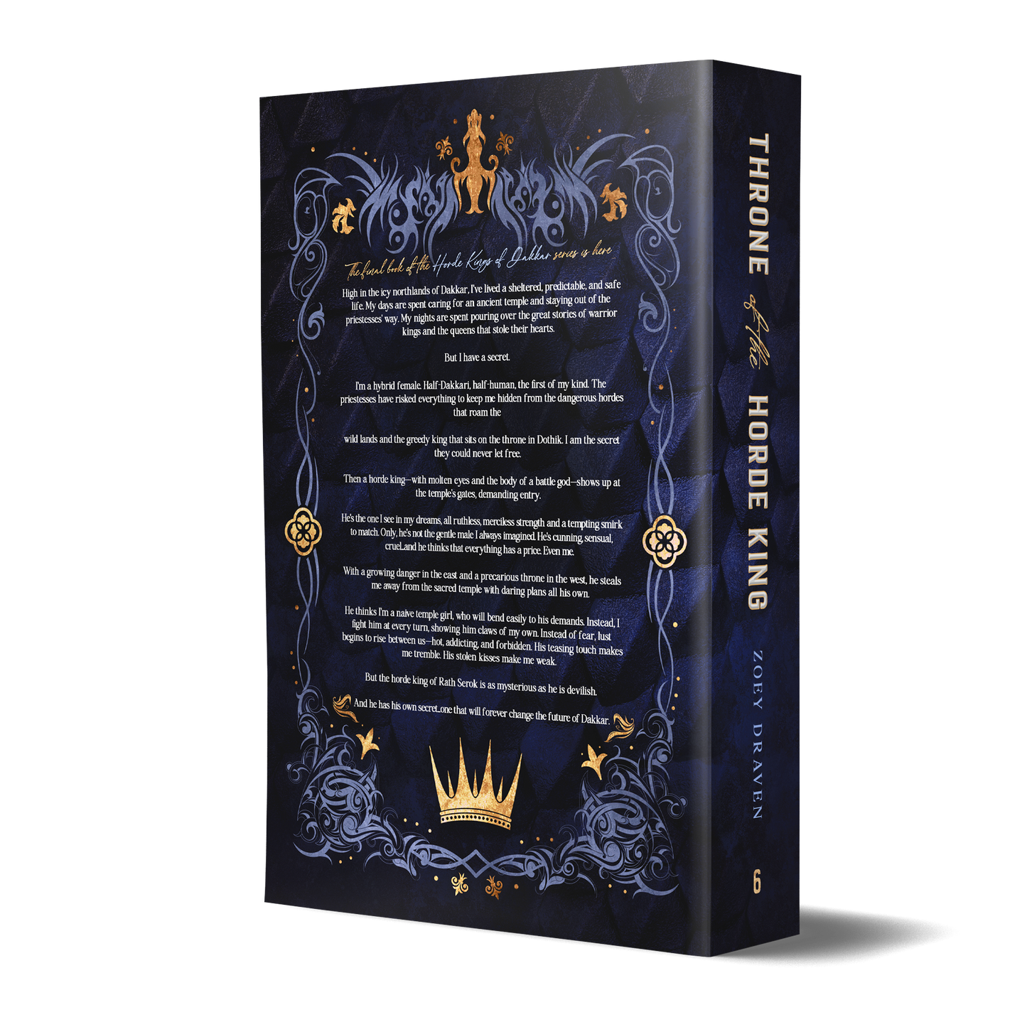 Signed Paperback of Throne of the Horde King (discreet)