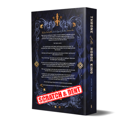 Signed Paperback of Throne of the Horde King (discreet) (Scratch & Dent)
