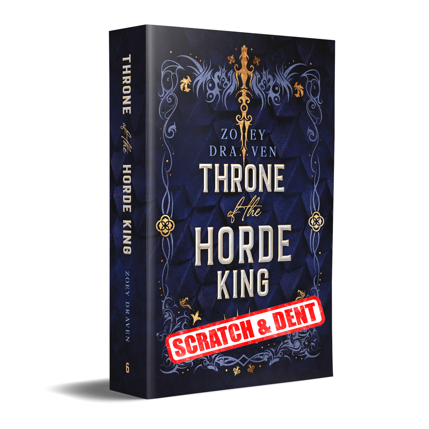 Signed Paperback of Throne of the Horde King (discreet) (Scratch & Dent)